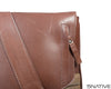 5native brown olive tan real leather trendy medium messenger bag, iPad compatible with unique design 9