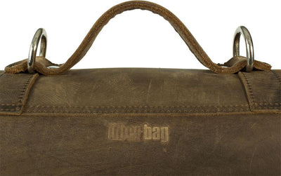 PIMLICO CRAZY HORSE STONE BROWN LEATHER SATCHEL / BACKPACK Special
