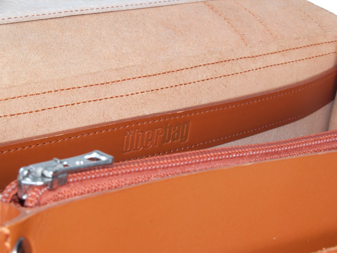 PIMLICO VEGETABLE TANNED TAN LEATHER SATCHEL / BACKPACK