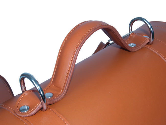 PIMLICO VEGETABLE TANNED TAN LEATHER SATCHEL / BACKPACK