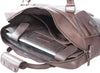 UBERBAG INSIGNIA BROWN LEATHER PORTFOLIO / MESSENGER BAG