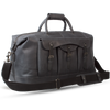 COMBO UBERBAG GOBI GRAPHITE GREY LEATHER HOLDALL BAG / MESSENGER BAG