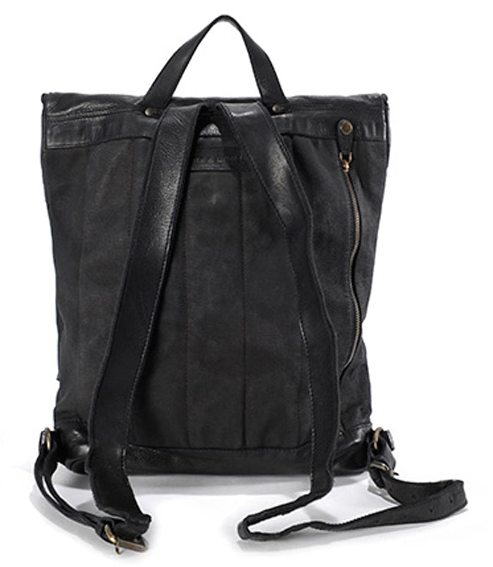 AUNTS UNCLES SPARROW TOBACCO LEATHER BACKPACK - Main Image