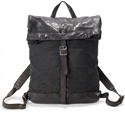 AUNTS & UNCLES SPARROW TOBACCO LEATHER BACKPACK