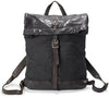 AUNTS & UNCLES SPARROW TOBACCO LEATHER BACKPACK