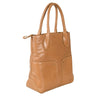 depeche tan cognac real leather large shoulder bag 1