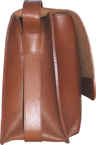 RUGGED VEG TANNED SADDLE LEATHER MAN BAG / MESSENGER BAG BY HIDEONLINE