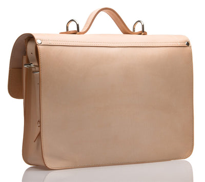 WINDSOR VEGETABLE TANNED LEATHER SATCHEL / BRIEFCASE / BACKPACK